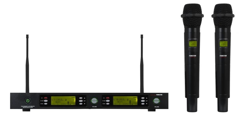 MSH-895-570 - Sistema de microfonía inalámbrica UHF 2 canales