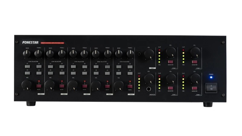 MAZ-1504 - Amplificador de megafonía matricial y multicanal