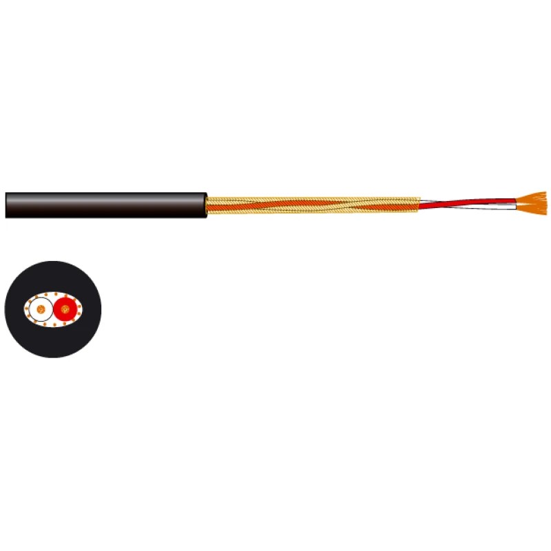 CA-93 - Rollo de cable micrófono/línea de 2 conductores