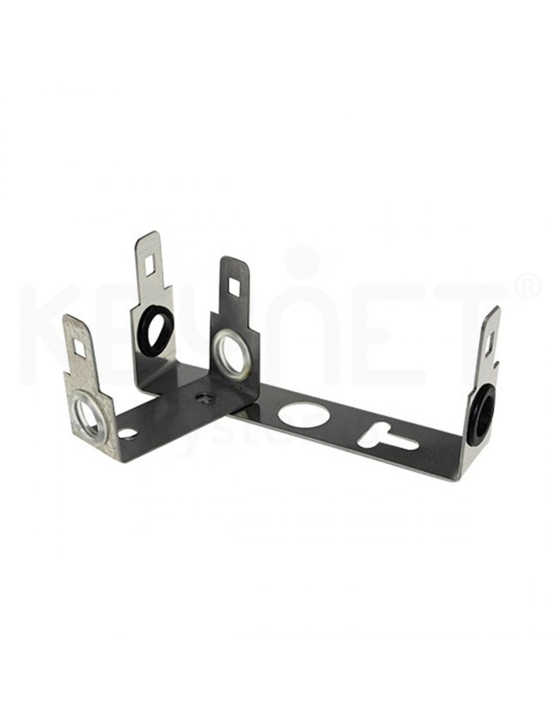 Bastidor acero inoxidable 1 regleta FB-H10P