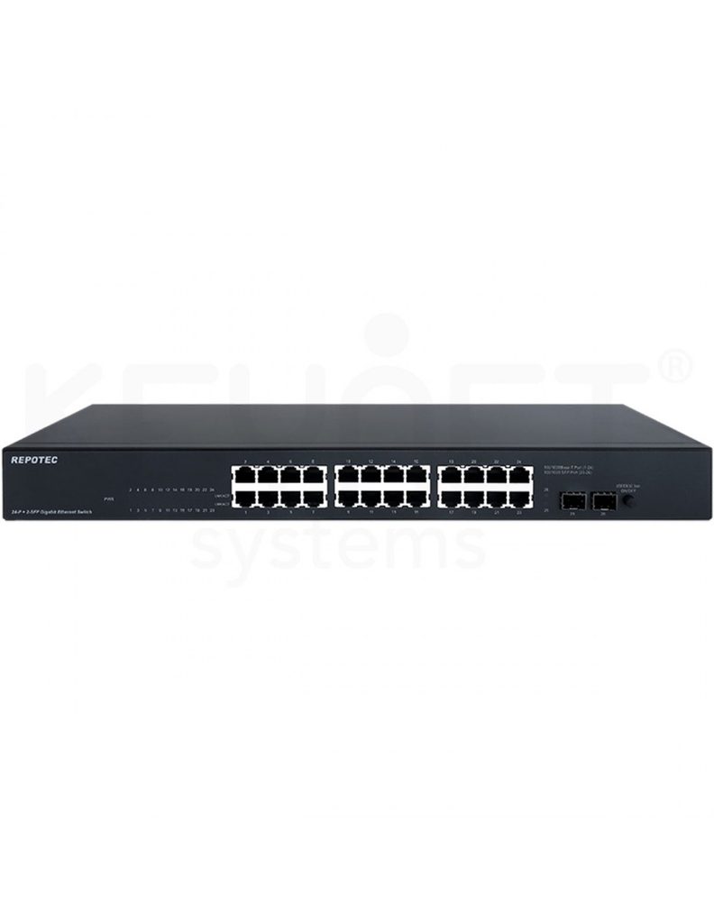 Switch rack 19" 100/1000 24p RP-G2602D