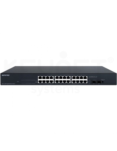 [RP-G2602D] Switch rack 19" 100/1000 24p RP-G2602D