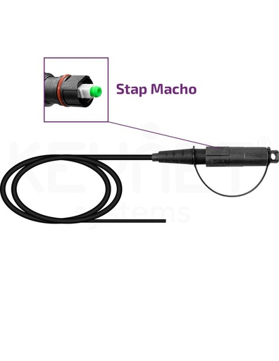 [F556-PT10-SA-HTAPM-EL16N-060] Pigtail FO F556-PT10-SA-HTAPM-EL16N-060 60m SC/APC