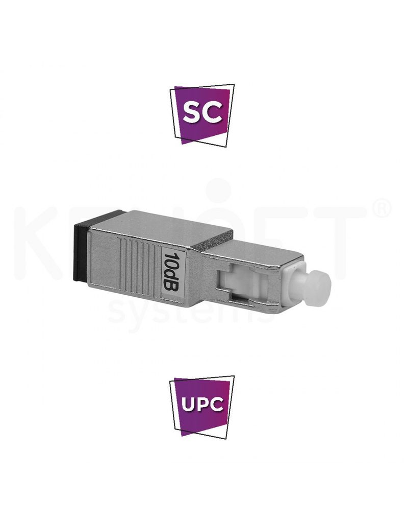 Atenuador óptico SC H-M UPC FA-10SU-**