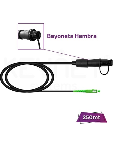 [TF-EXT-09-MHH-SA-250-PR] Latiguillo extensor Bayoneta (comp. MiniHuawei) TF-EXT-09-MHH-SA-250-PR