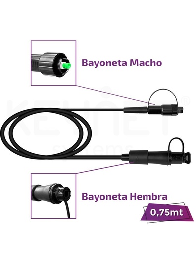 [TF-EXT-11-MHH-MHM-SA-00075-PR] Latiguillo extensor Bayoneta (comp. MiniHuawei) TF-EXT-11-MHH-MHM-SA-00075-PR