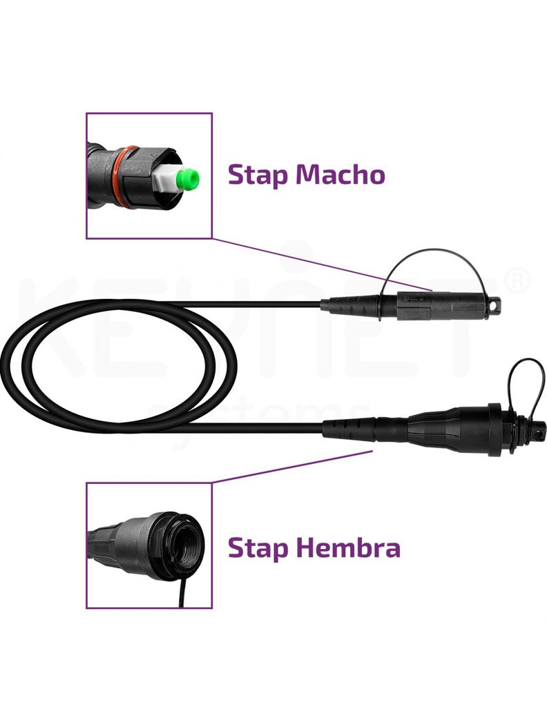 Latiguillo extensor Stap (comp. Optit) TF-EXT-13-HTAPH-HTAPM-SA-0003-PR