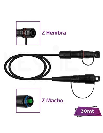 [TF-EXT-17-ZH-ZM-SA-030-PR] Latiguillo extensor Z (comp. ZTE) TF-EXT-17-ZH-ZM-SA-030-PR