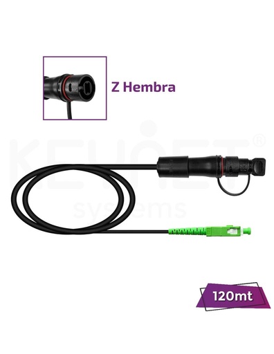 [TF-EXT-19-ZH-SA-120-PR] Latiguillo extensor Z (comp. ZTE) TF-EXT-19-ZH-SA-120-PR