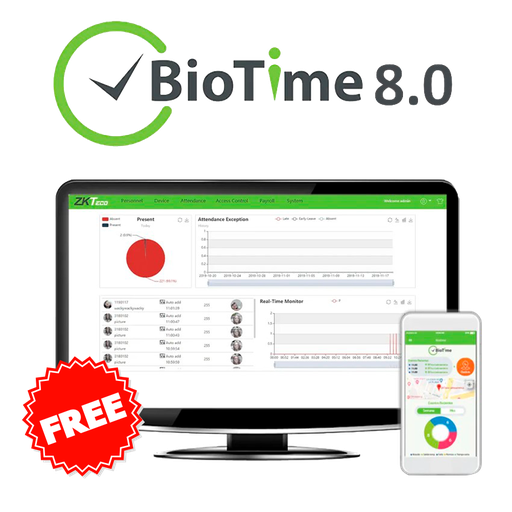 [ZK-BIOTIME8-2] ZK-BIOTIME8-2 Licencia software control de presencia
