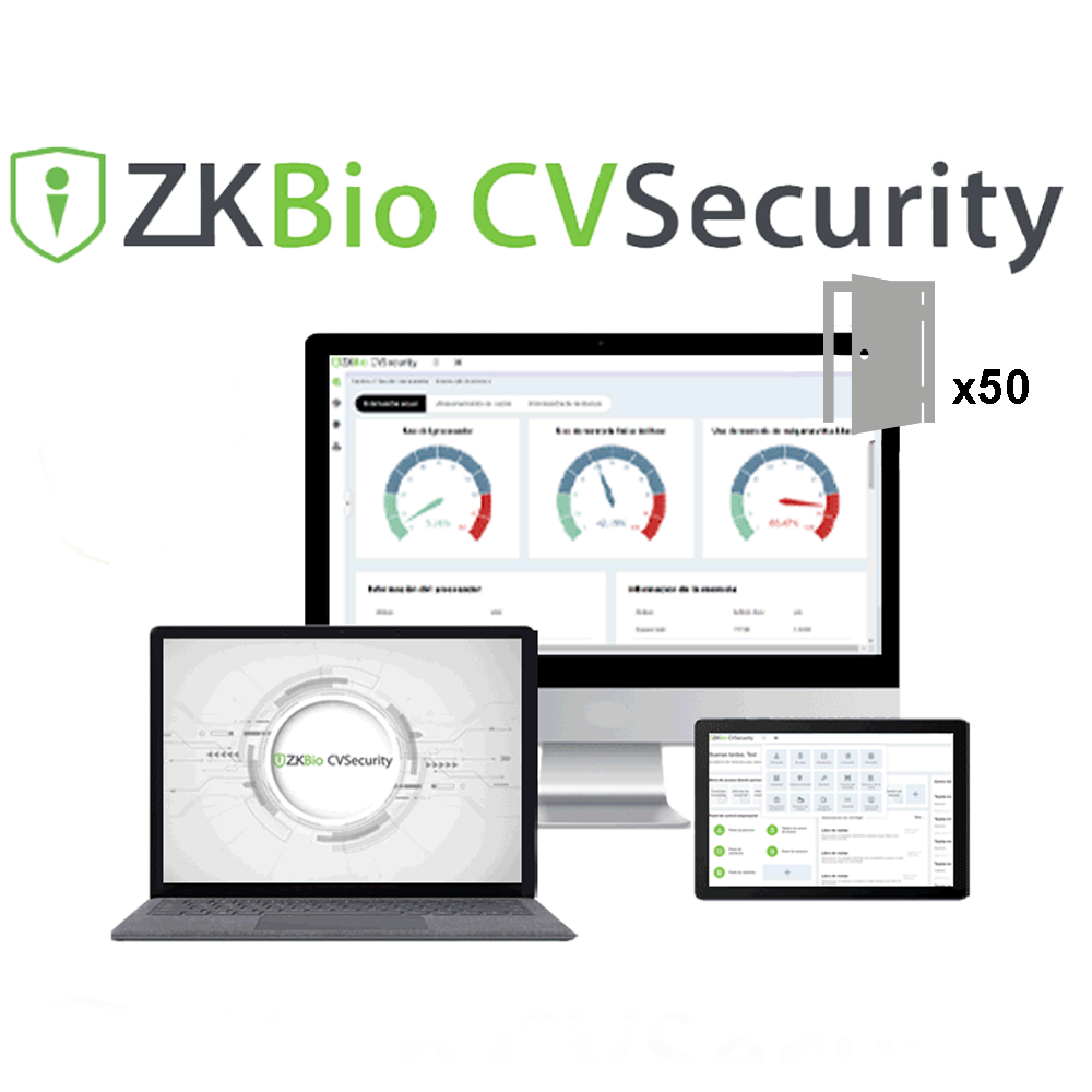 ZK-SOF-BIOCV-50 Licencia software control de acceso