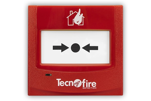 TFCP Pulsador direccionable rearmable para interiores, grado d...