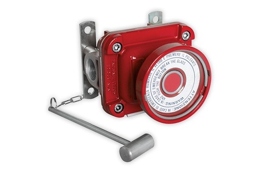 [TF5TFCP01ADPE] TFCP01-ADPE Pulsador convencional por rotura de vidrio, apto para ins...