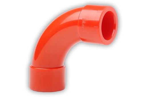 [TF13TFCR2590] TFCR-25 90 Curva de 90 ° en ABS, diámetro externo 25 mm, espesor 1,9...