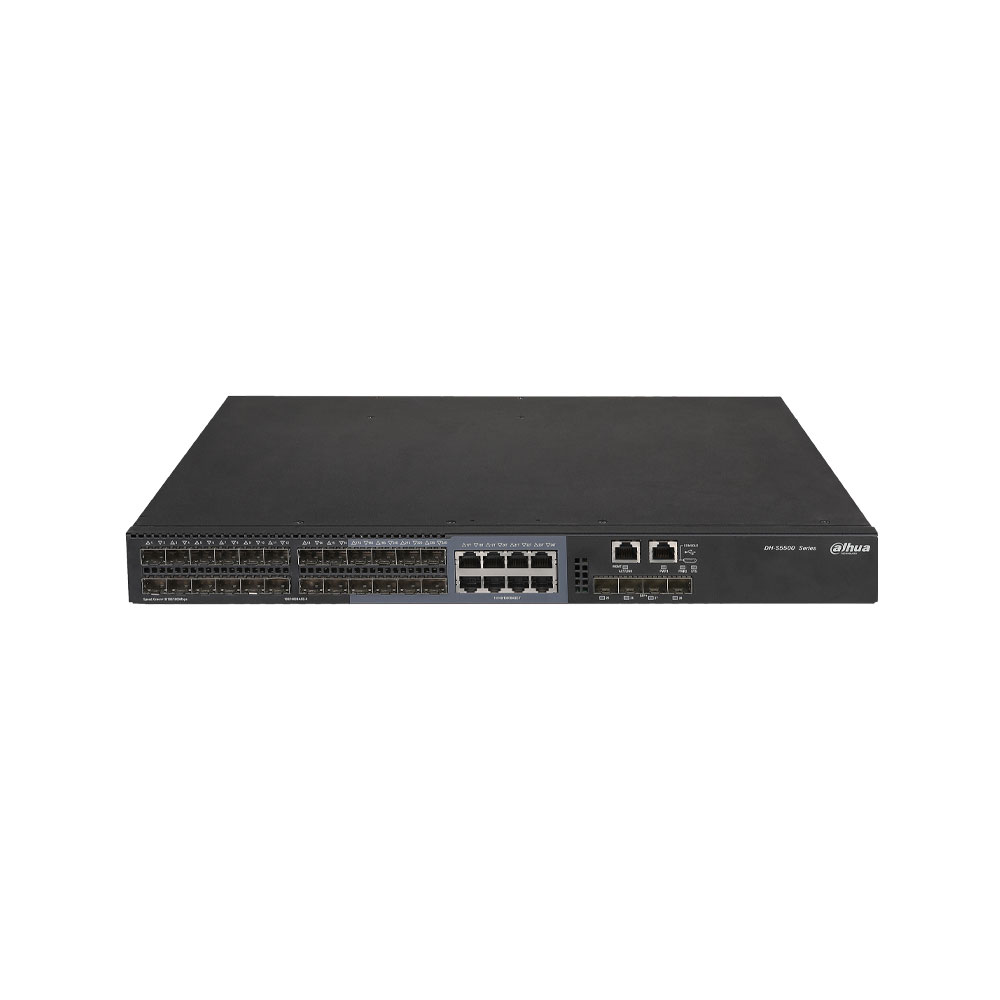 Switch Gigabit con 24 puertos GSFP y 4 puertos SFP+ 10G DAHUA-4266