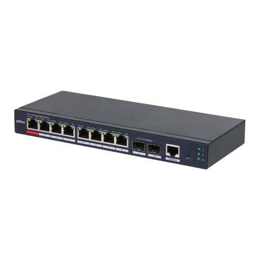 [DAHUA-4434] Switch Dahua de 10 puertos Gigabit con 8 PoE DAHUA-4434