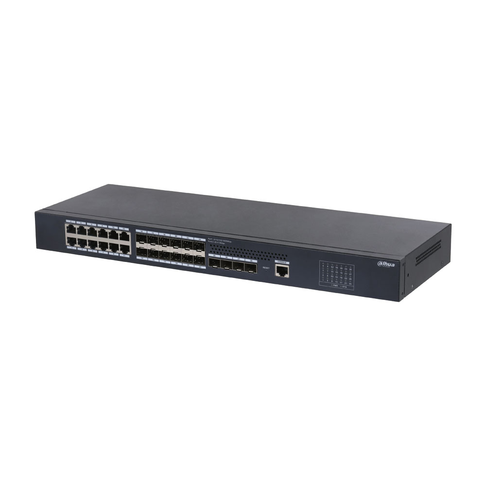 Switch Gigabit L2+ de 28 puertos con 4 puertos SFP+ de 10G DAHUA-4435
