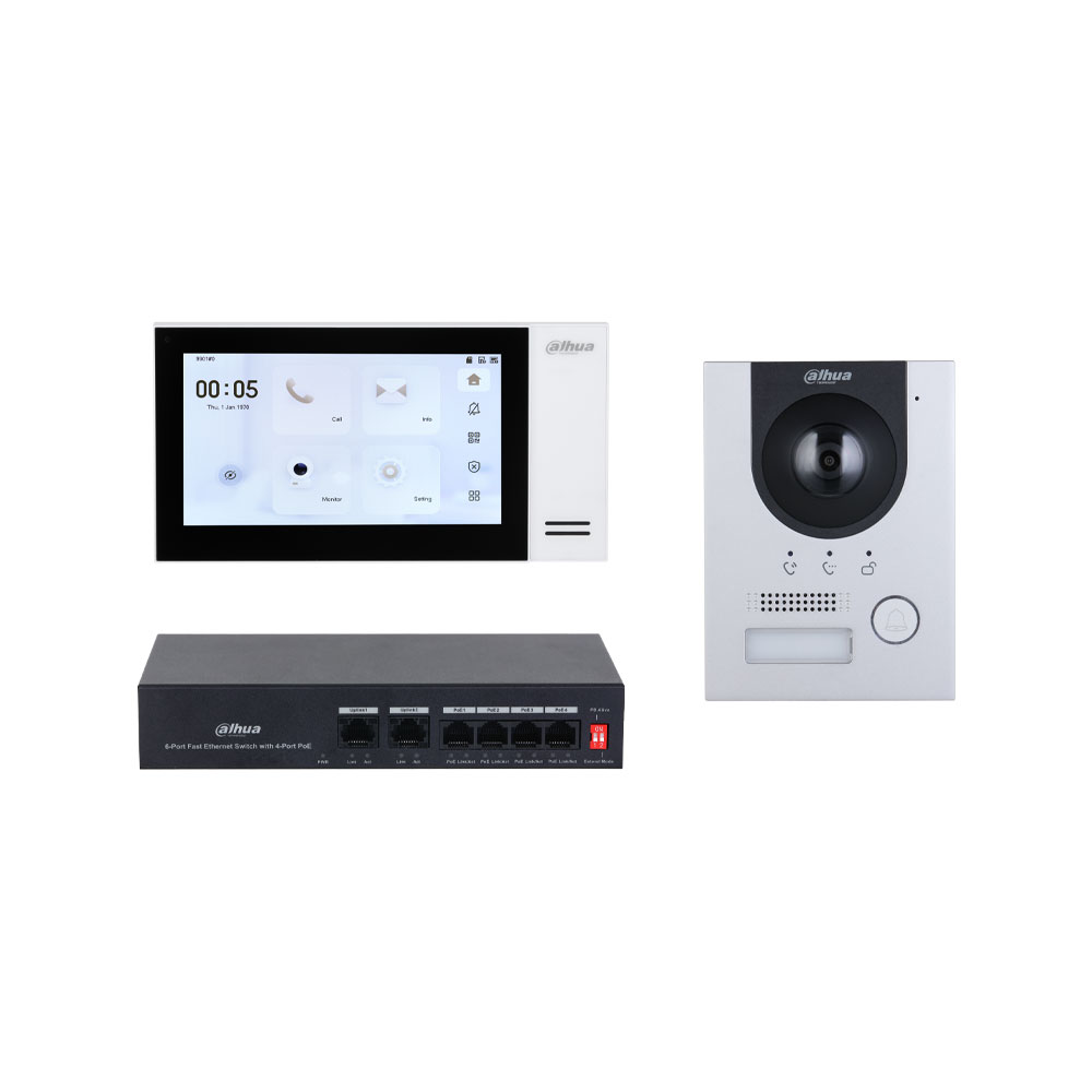 Kit de videoportero IP Dahua DAHUA-4669