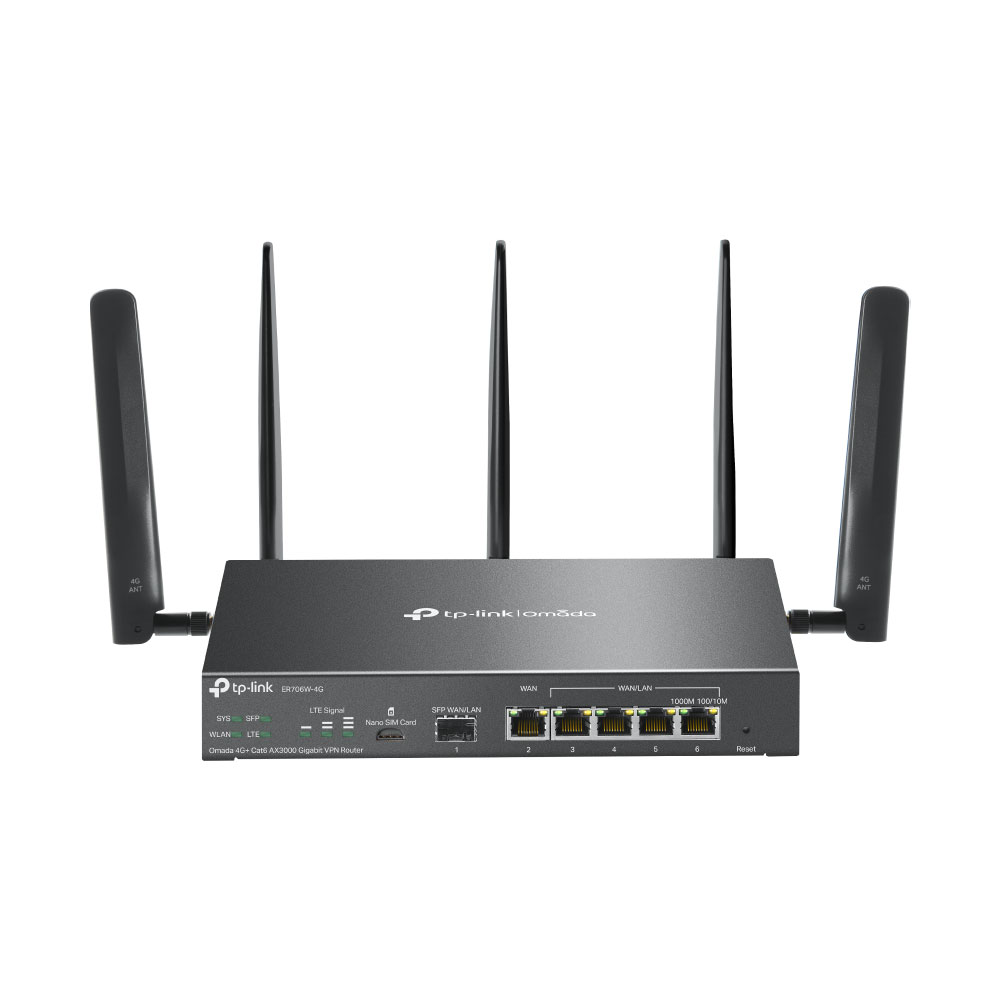 Router VPN Gigabit 4G+ Cat6 Wi-Fi 6 AX3000 TPLINK-007