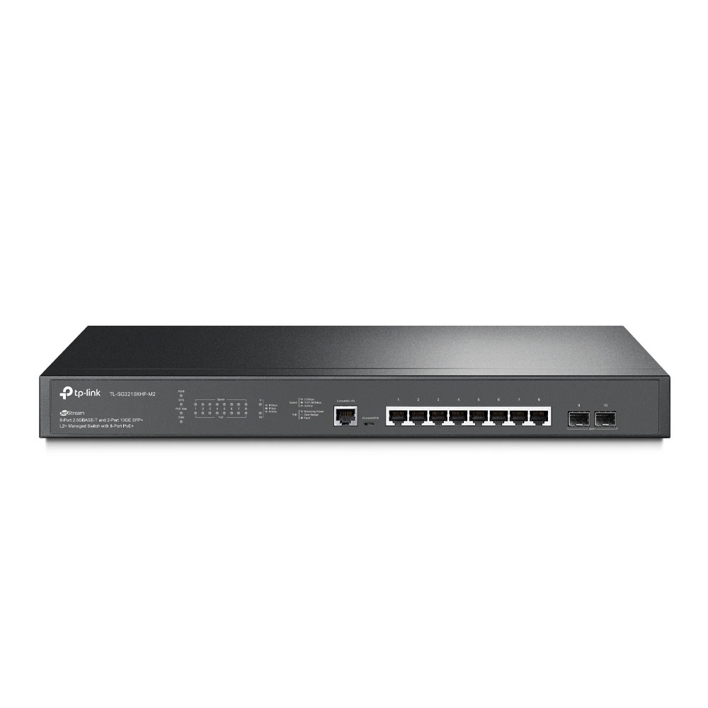 Switch PoE L2+ de 8 puertos 2,5G y 2 SFP+ 10 Gigabit TPLINK-039