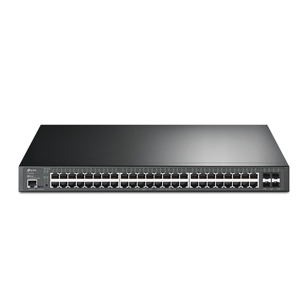 Switch PoE L2+ de 48 puertos Gigabit y 4 SFP+ 10 Gigabit TPLINK-040