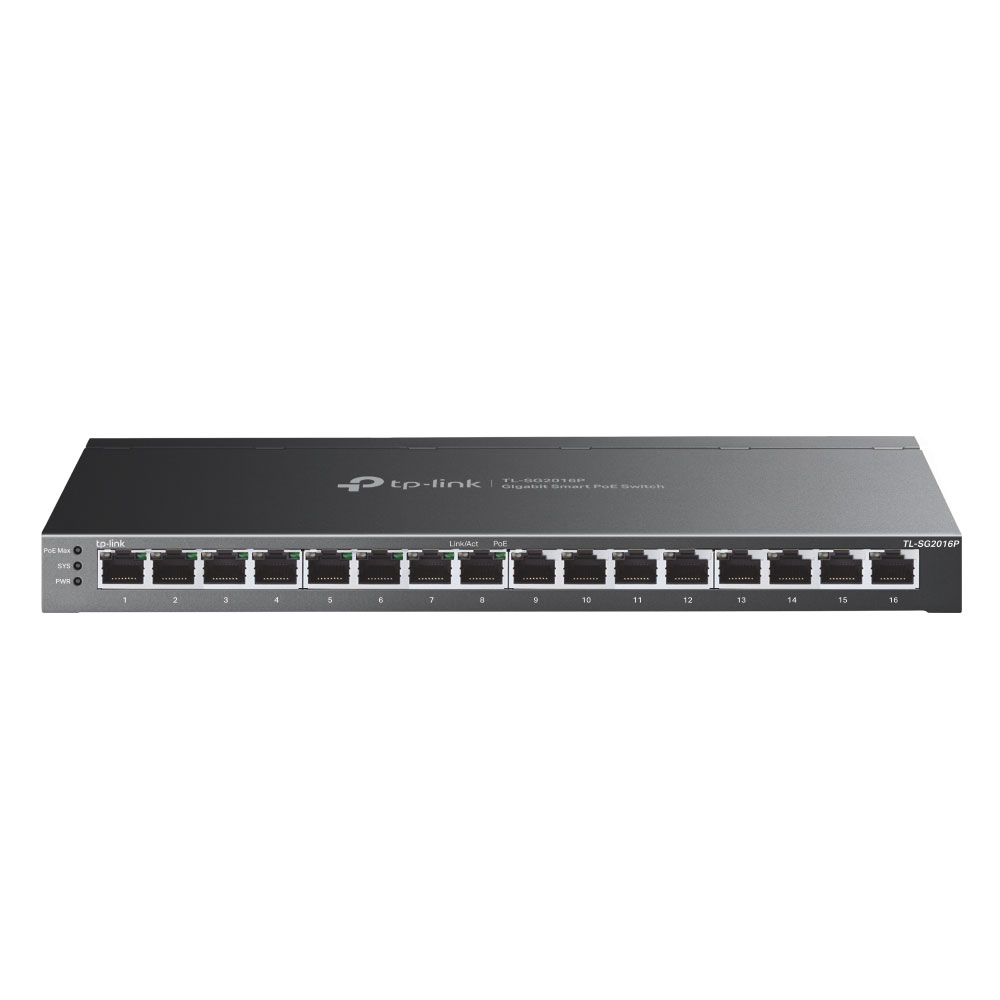 Switch L2+ Gigabit de 16 puertos con 8 PoE+ TPLINK-048