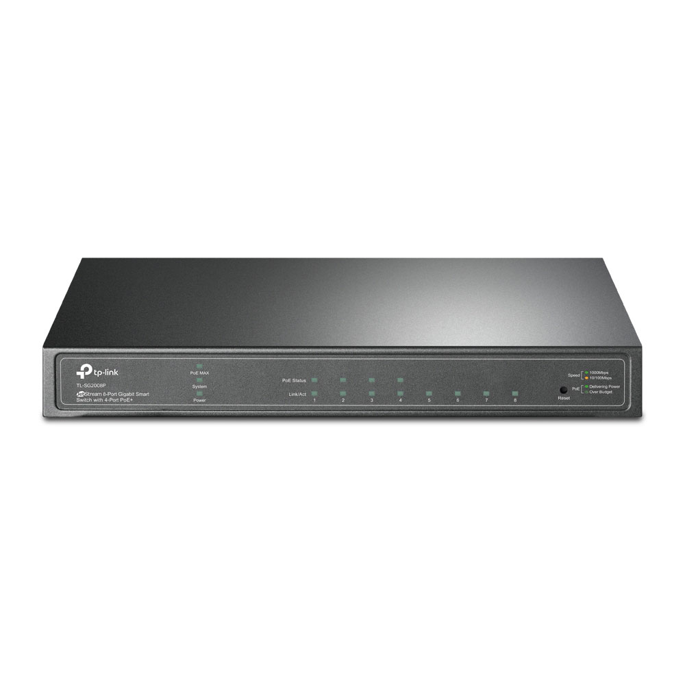 Switch L2+ Gigabit de 8 puertos con 4 PoE+ TPLINK-049