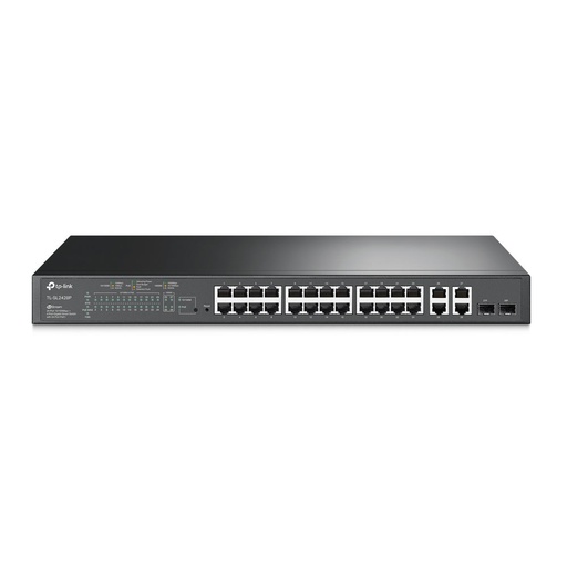 [TPLINK-050] Switch L2+ con 24 puertos PoE+ y 2 puertos combo TPLINK-050