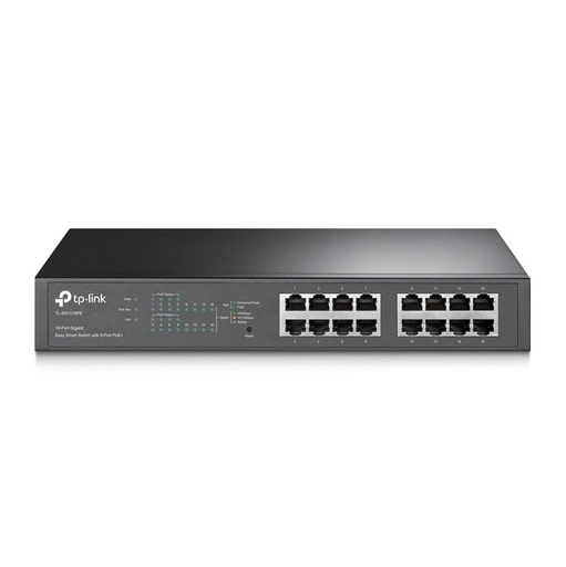 [TPLINK-105] Switch PoE+ Gigabit Easy Smart de 16 puertos con PoE+ de 8 puertos TPLINK-105