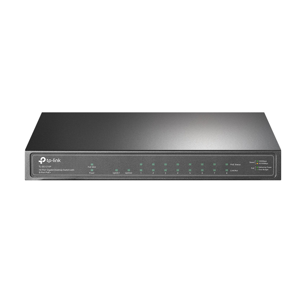 Switch PoE+ Gigabit de 8 puertos TPLINK-108