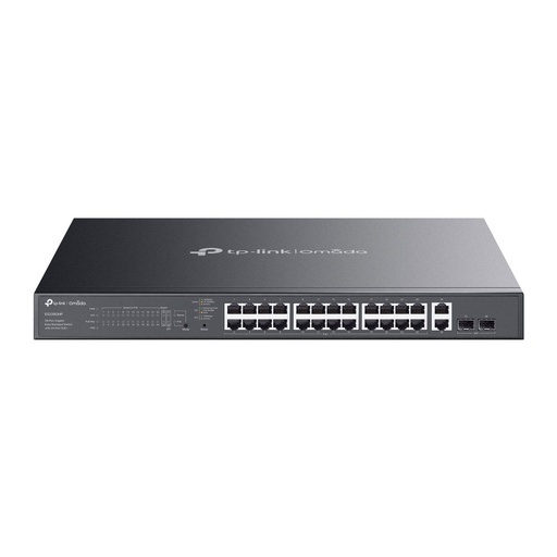 [TPLINK-133] Switch Gigabit Easy Managed de 28 puertos con 24 PoE+ y 2 SFP TPLINK-133