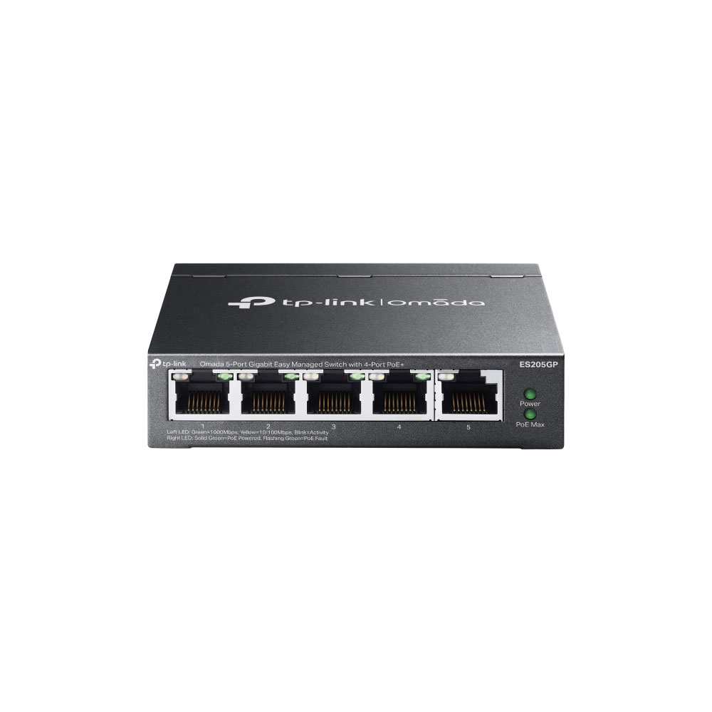 Switch Gigabit Easy Managed de 5 puertos con 4 PoE+ TPLINK-137
