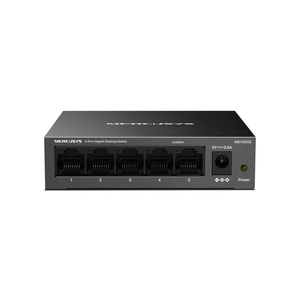 Switch Gigabit de 5 puertos Mercusys en carcasa metálica TPLINK-199