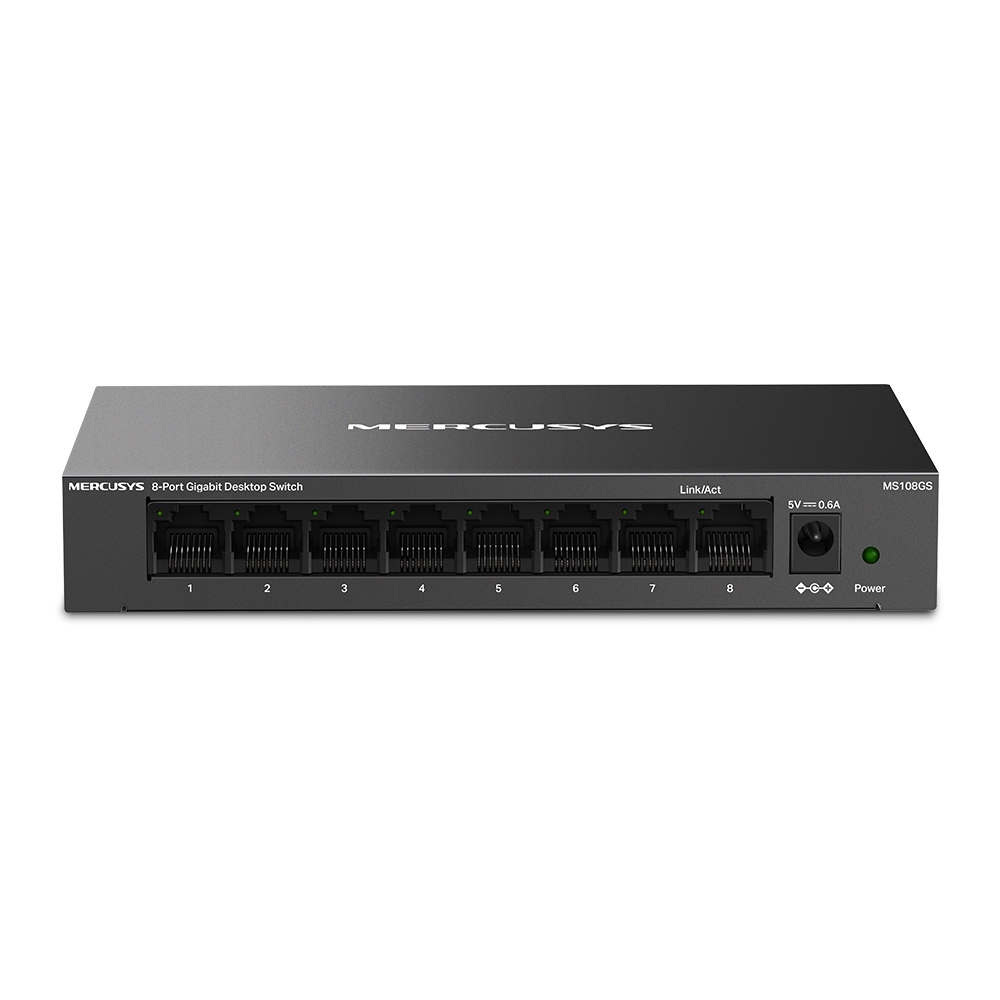 Switch Gigabit de 8 puertos Mercusys con carcasa metálica TPLINK-200