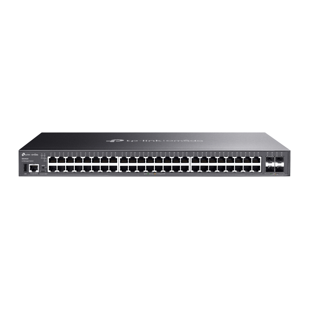 Switch L3 gestionable TP-Link Omada de 48 puertos Gigabit + 4 SFP+ 10G TPLINK-222