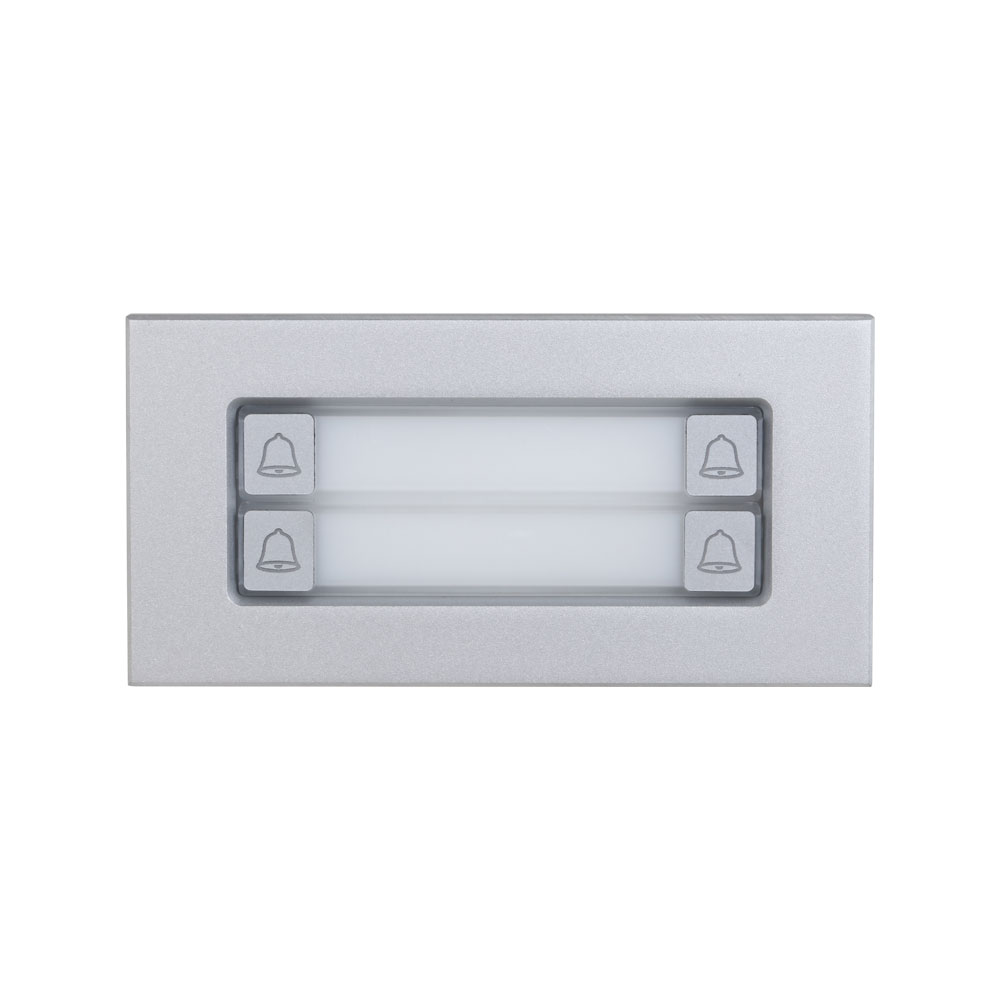 Módulo pulsador de 4 botones con carcasa de aluminio, IP65 e IK07 DAHUA-4786