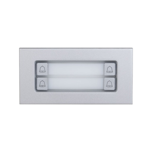[DAHUA-4786] Módulo pulsador de 4 botones con carcasa de aluminio, IP65 e IK07 DAHUA-4786