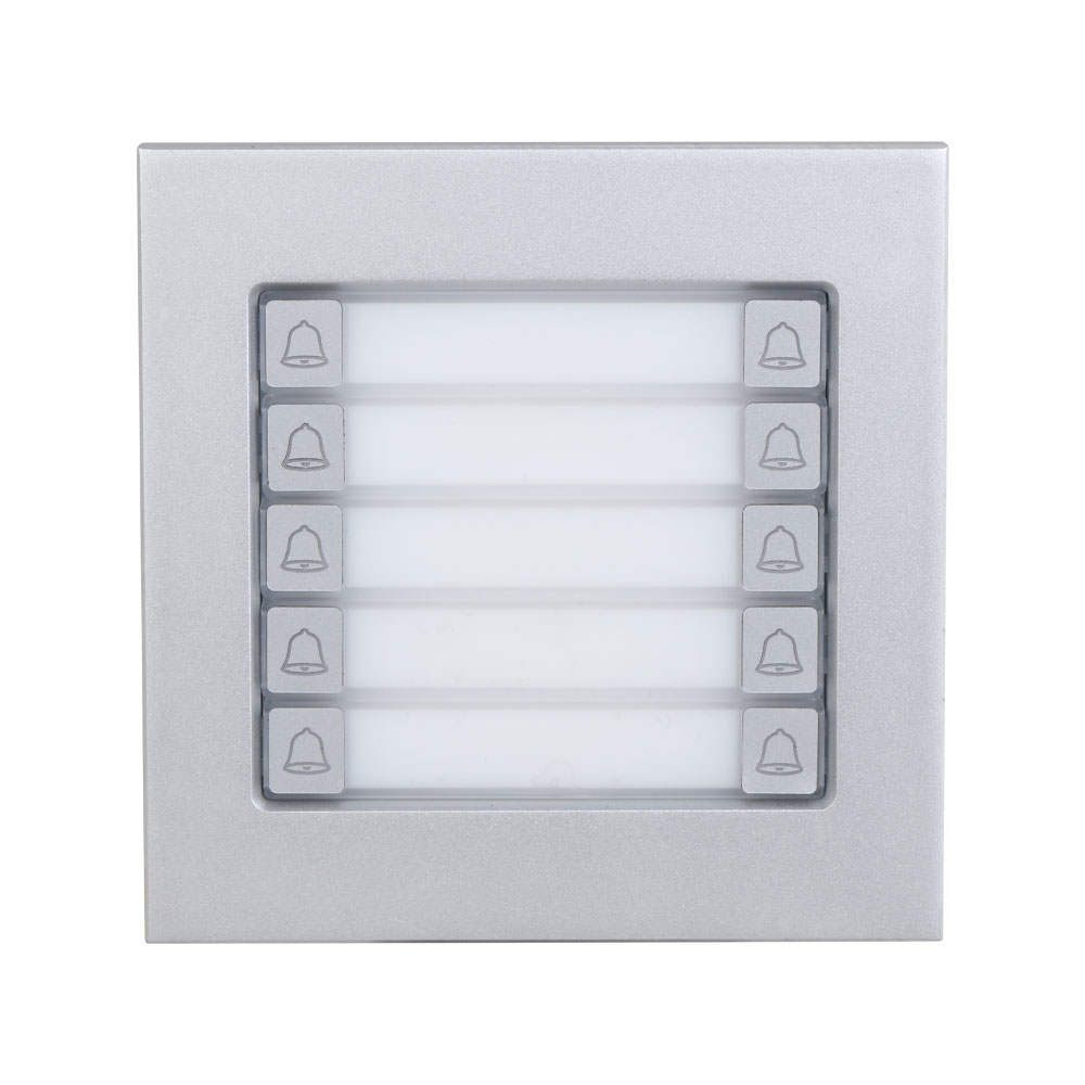 Módulo pulsador de 10 botones con carcasa metálica, IP65 e IK07 DAHUA-4787