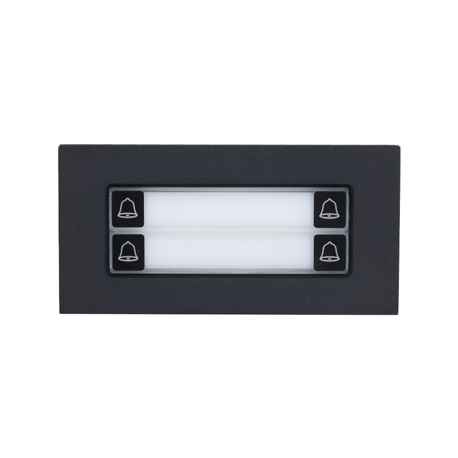 [DAHUA-4789] Módulo pulsador de 4 botones con carcasa metálica, IP65 e IK07 DAHUA-4789