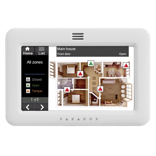 [PAR-29L] Teclado de Grado 3 con pantalla táctil con sensores de temperatura y humedad integrados y licencia de planos incluida PAR-29L