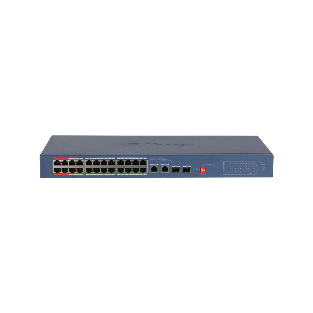 Switch gestionable Smart PoE Dahua Serie CS4226 de 26 puertos DAHUA-4974