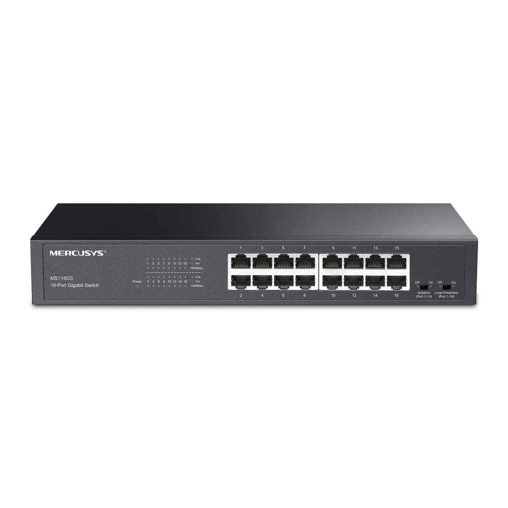 Switch gigabit TP-Link Mercusys de 16 canales TPLINK-250