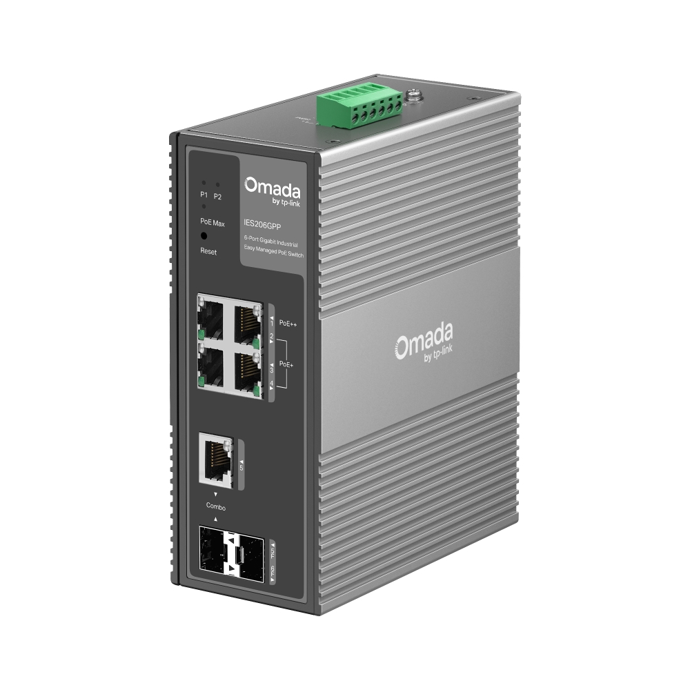 Switch industrial Gigabit PoE gestionable TP-Link Omada IES TPLINK-234