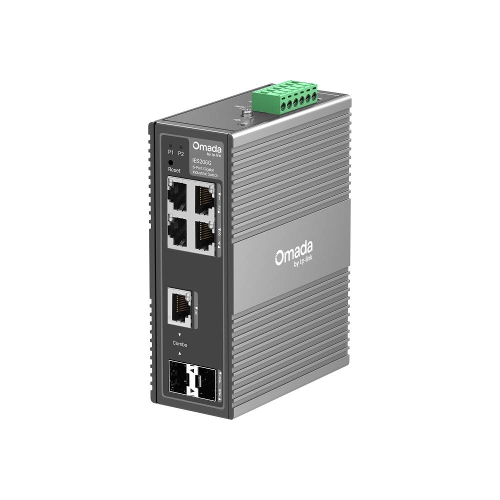 Switch industrial Gigabit gestionable TP-Link Omada de 6 puertos TPLINK-236