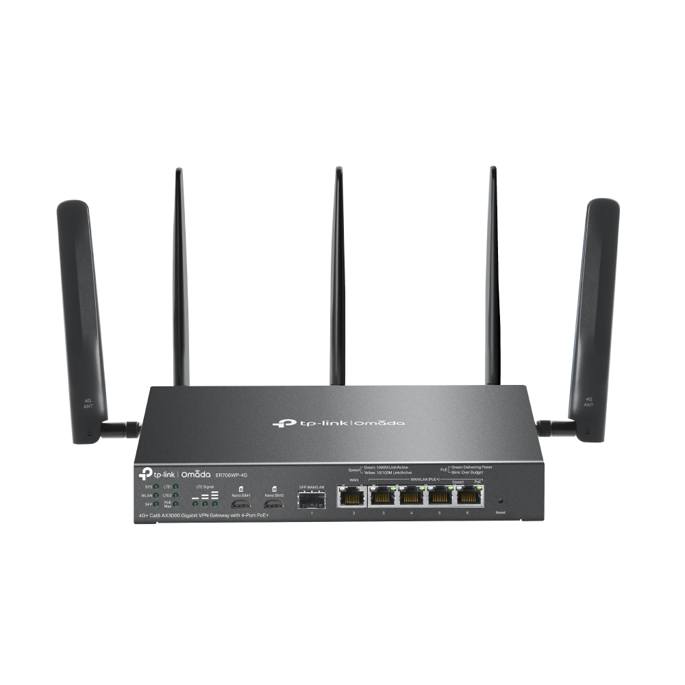 Router VPN 4G+ Wi-Fi 6 AX3000 TP-Link Omada TPLINK-232