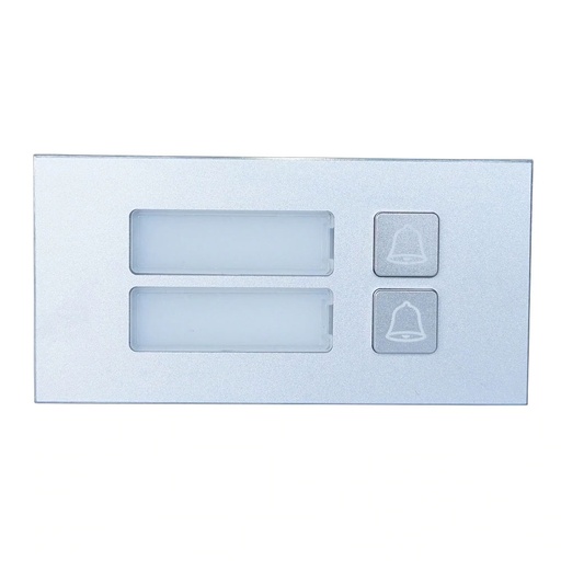[DAHUA-2105] Módulo de 2 botones mecánicos de llamada para sistema de videoportero modular de la serie VTO4202F-X de Dahua DAHUA-2105