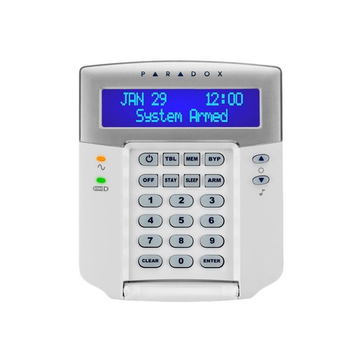 [PAR-6NI] Teclado en inglés con tamper y entrada de zona  PAR-6NI