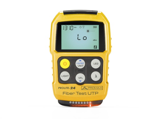 [1400862] PROLITE-24 · Fiber Test-UTP PROMAX: medidor óptico, VFL y tester RJ45