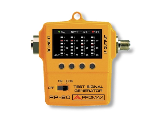 [1400899] RP-080 · Generador de 4 portadoras piloto terrestres y de satélite PROMAX