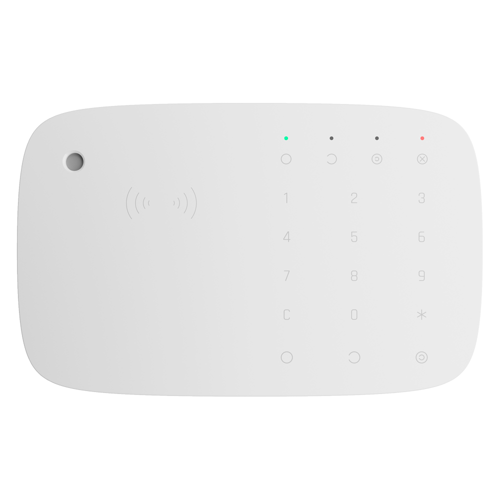Teclado con sirena y lector RFID AJAX - AJ-KEYPADCOMBI-W